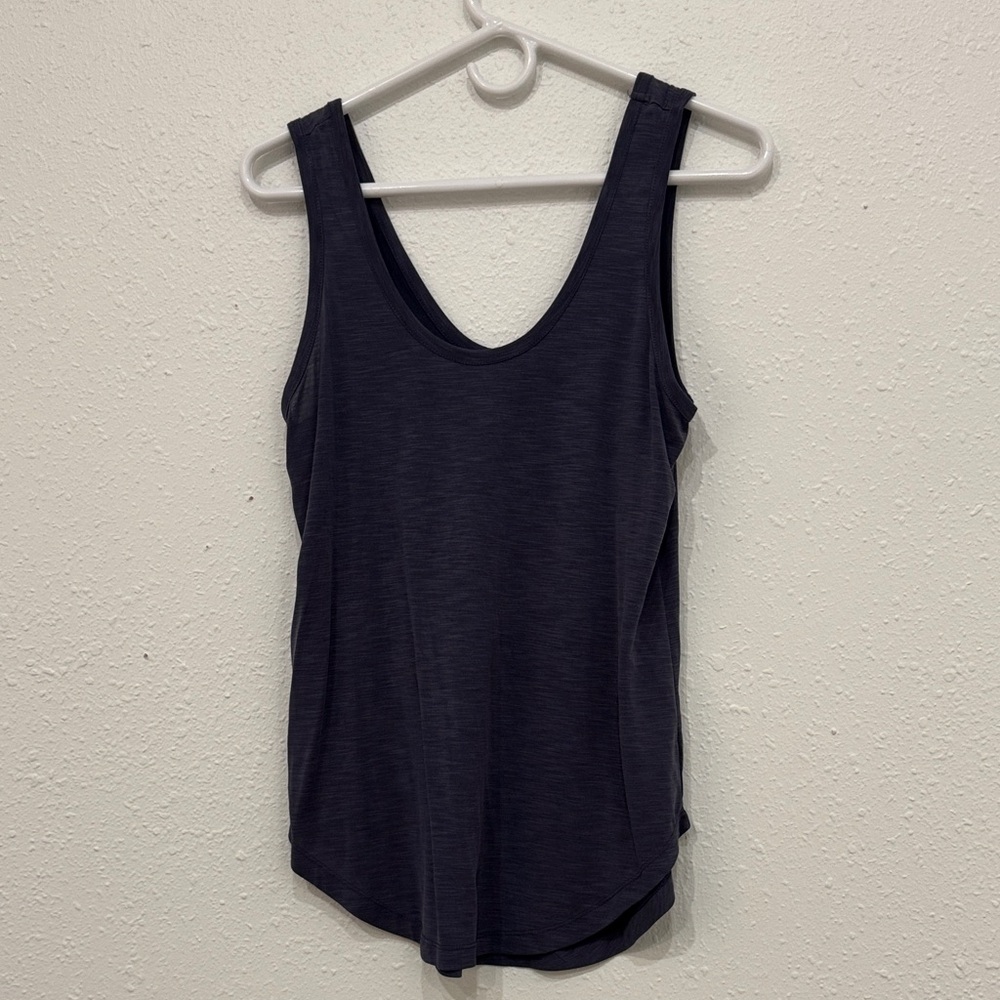 Elegant charcoal gray Sleeveless Women's Tank Top